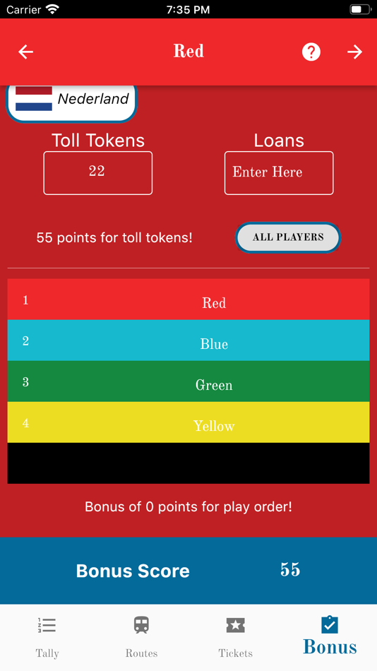 #6. Time To Count: Ticket To Ride (iOS) Podle: Daniele Folatelli