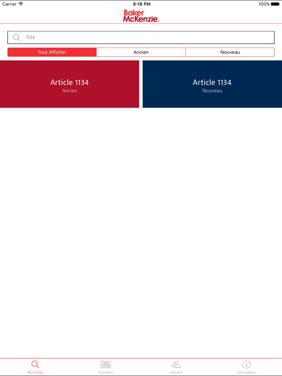 Screenshot #5 pour BakerMcKenzie Réforme Contrats