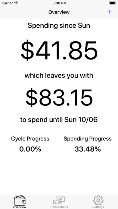 Screenshot #1 pour Simple Expense Tracker