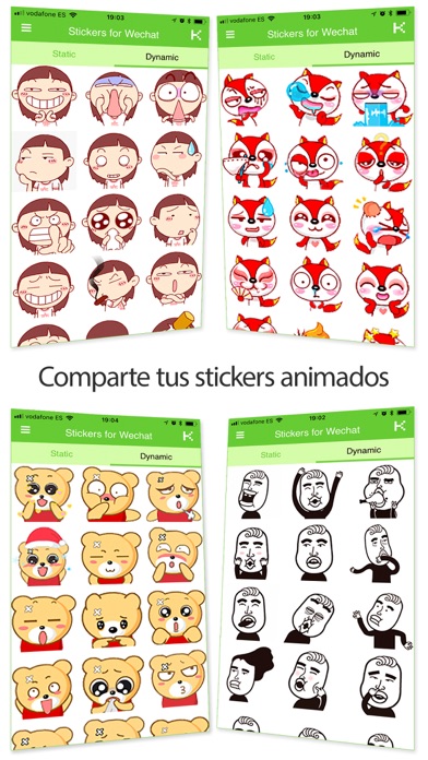 Captura de pantalla de la aplicación