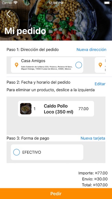 Hommi Foods Screenshot