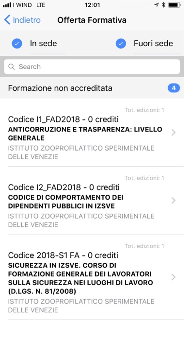 Screenshot #3 pour IZSVe Formazione
