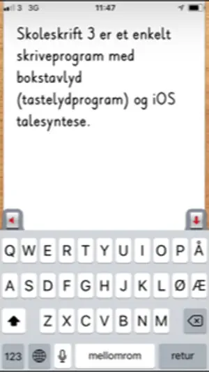 Skoleskrift 3 - skriveprogram screenshot 1