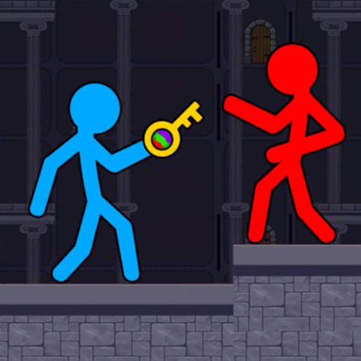 Stickman Red And Blue Game 2D iOS App