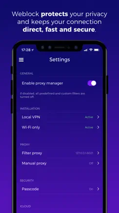 Weblock: adblock & proxy iPhone image 4