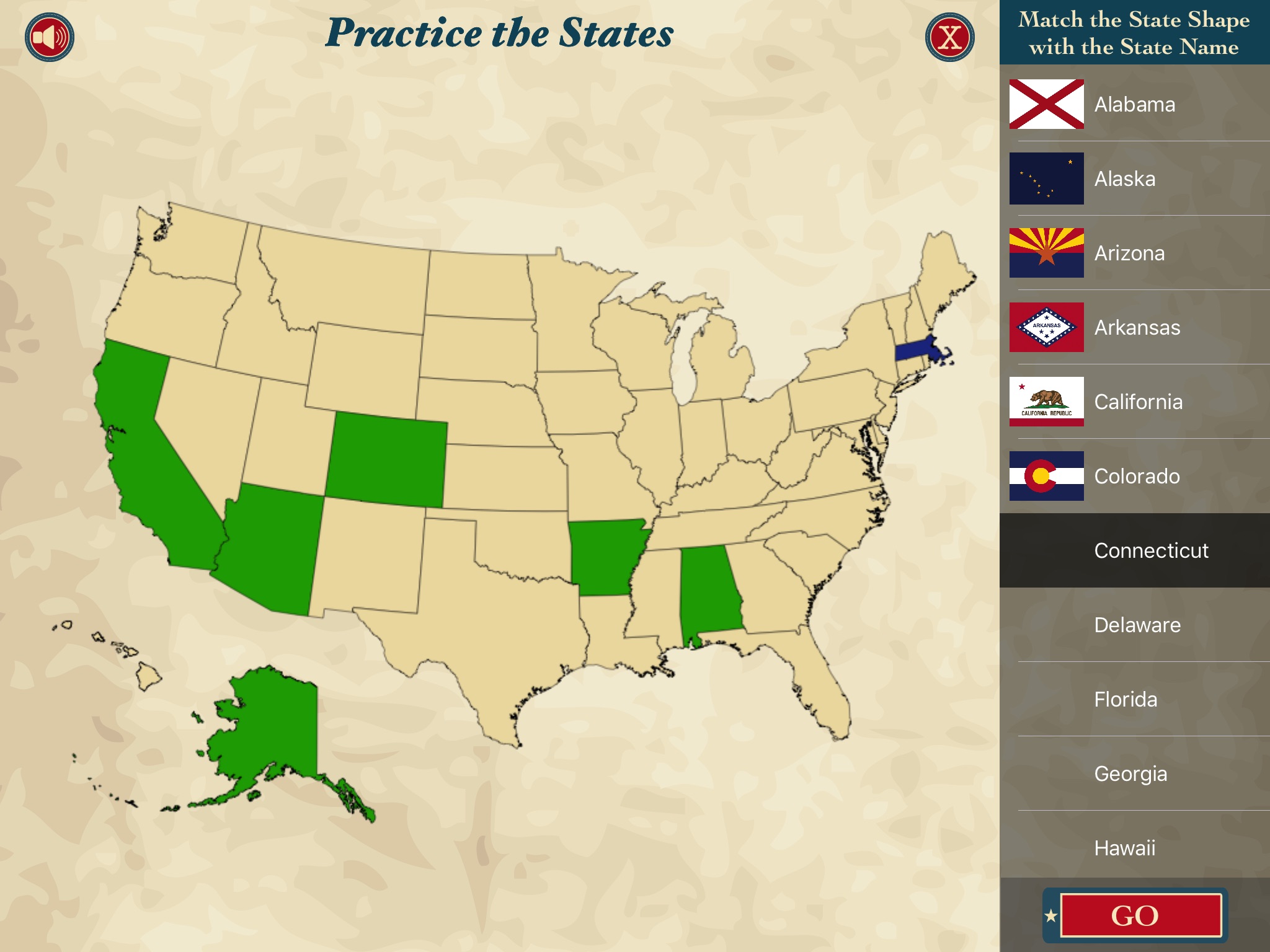 State The States & Capitals ED screenshot 2