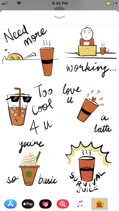 Coffee Mood Stickers screenshot 3