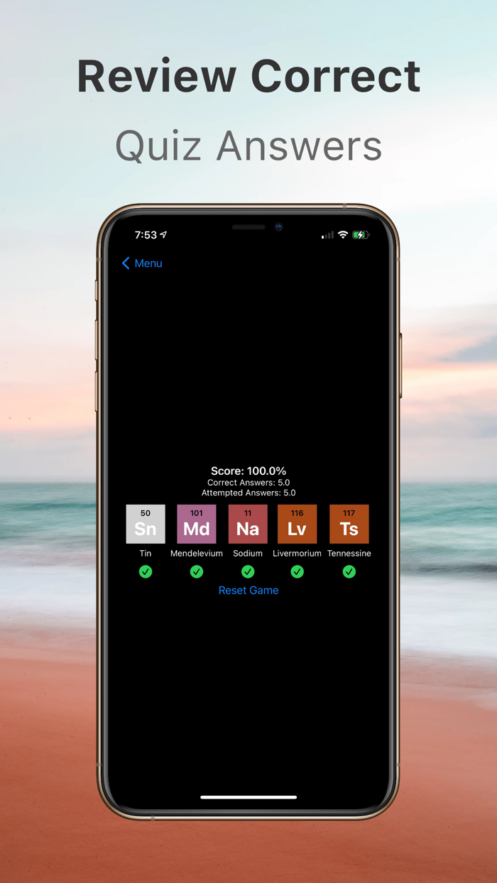 Periodic Table Element Quiz