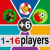 1 2 3 4 5 6 player games icon