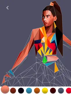 PolyGO - LowPoly Coloring Book iPad image 1