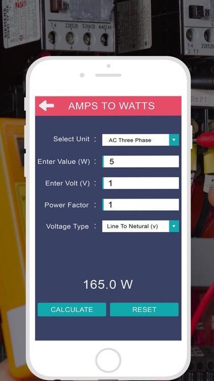 Watt to Amp Calculater screenshot-3