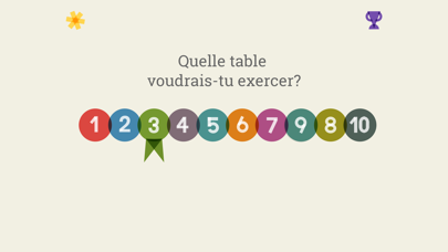 Screenshot #1 pour 1x1: Table de multiplication