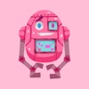 Colorful Robots Stickers