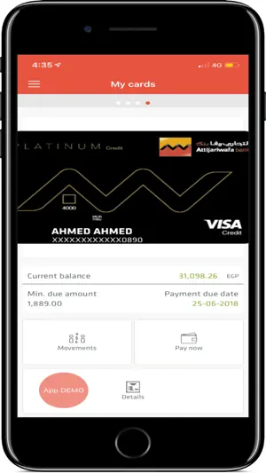 Attijari Mobile Egypt screenshot 2
