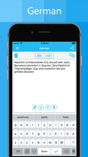 German Keyboard - Translator screenshot 2
