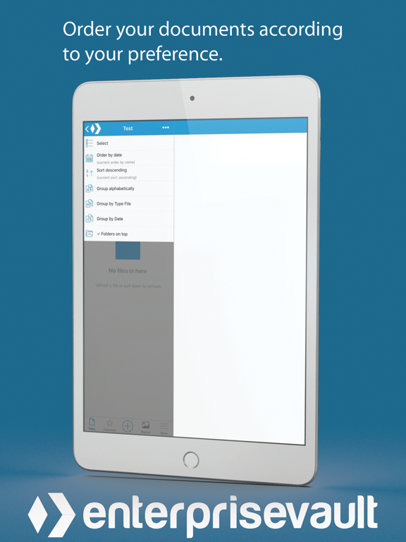 Enterprise Vault iPad screenshot 4 - Business app