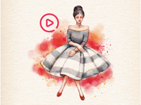 Hipster Animated Fashion Emoji