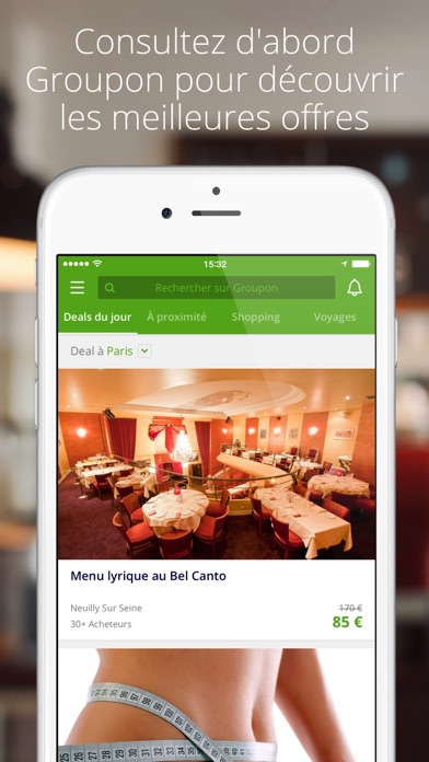 Screenshot #1 pour Groupon - Local Deals Near Me