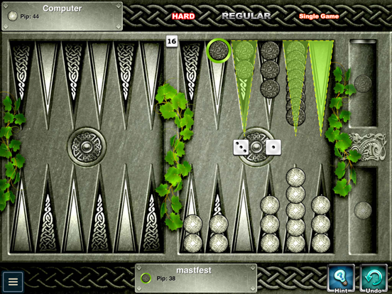 Backgammon HD iPad app afbeelding 4