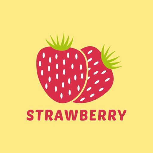 Strawberry Emojis iOS App
