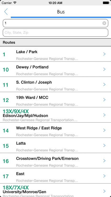 Transit Tracker - Rochester screenshot-4