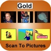 Scan to Pictures - Gold icon