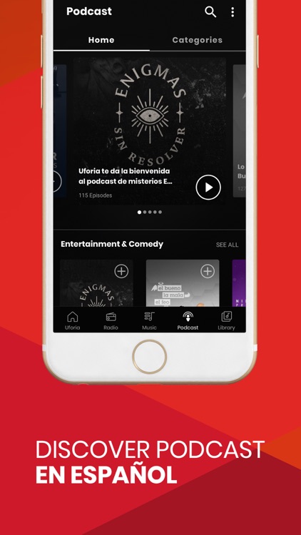 Uforia: Radio, Podcast, Music screenshot-3