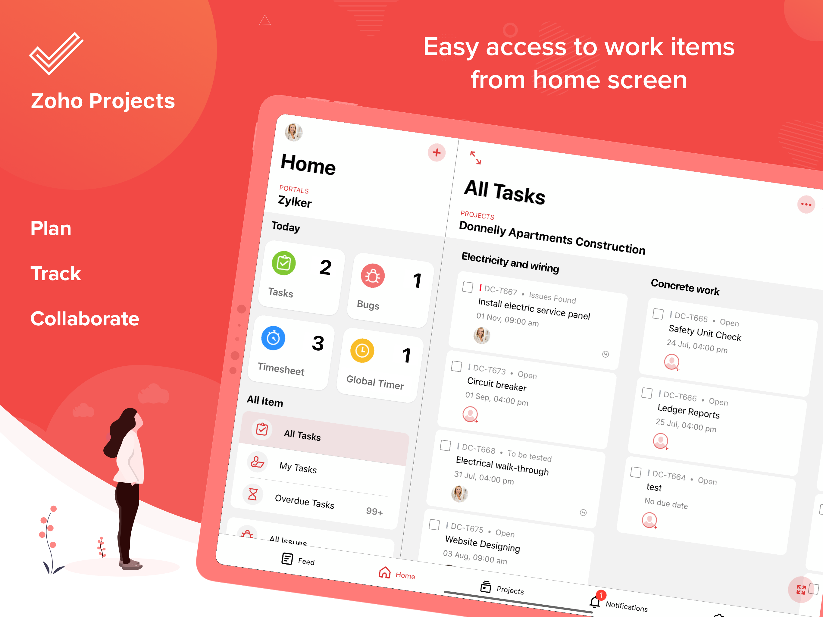 Zoho Projects Work Management