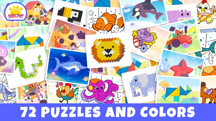 Pixel & Tangram games for baby screenshot-6