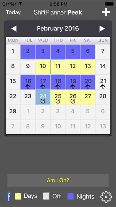 ShiftPlanner Peek Screenshot