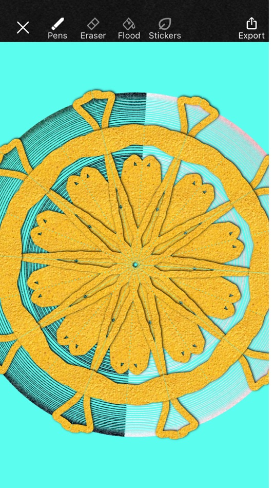 #4. Mandala Maker: symmetry doodle (iOS) 由: Damien Bell