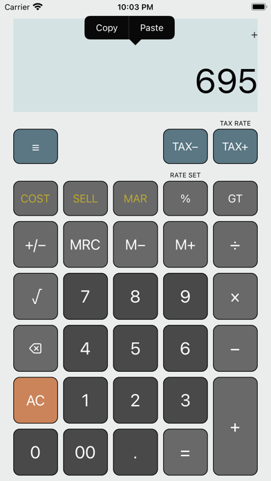 Simple Calculator. Screenshot