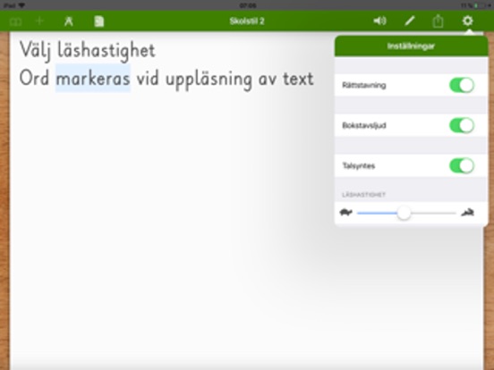 Screenshot #6 pour Skolstil 2 - skrivprogram