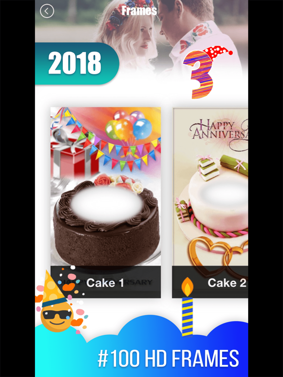 Screenshot #5 pour Anniversary Cake Photo Frame