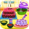 Bring some color into your life with this rainbow birthday cake cooking game