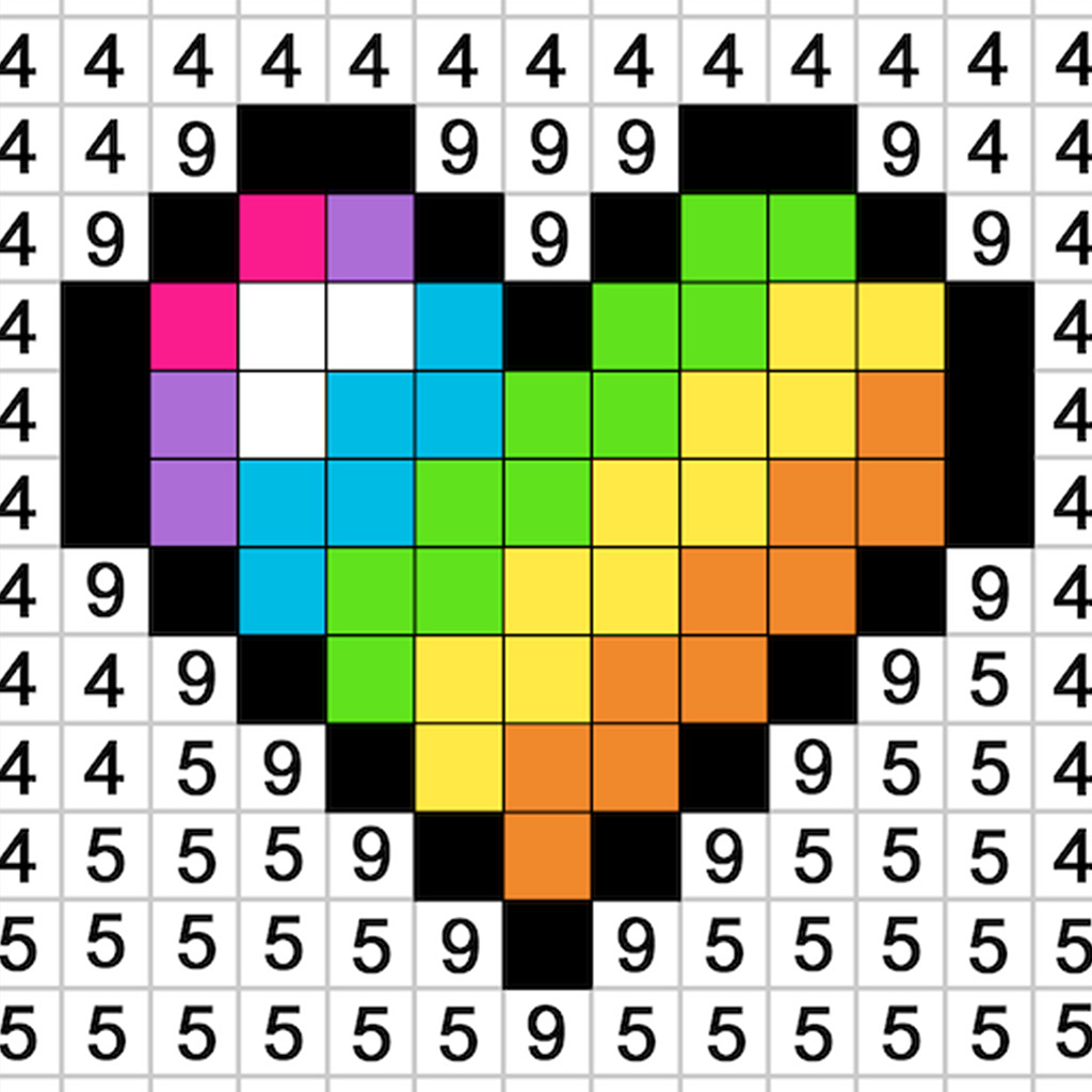 「番号でぬりえ: ピクセル着色ゲーム」 - iPadアプリ | APPLION
