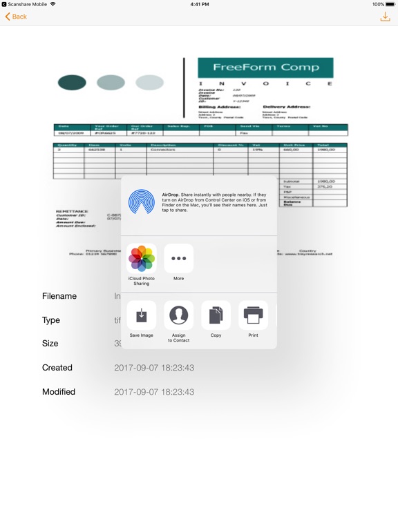 iPad Image of Document Navigator