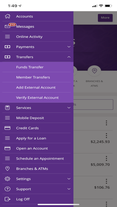 Centris Mobile Banking Screenshot