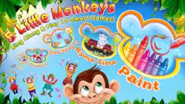 Game screenshot 5 Little Monkeys: Songs & More mod apk