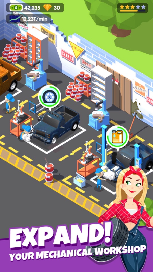 #2. Idle Car Fix - Garage Tycoon (iOS) 来自: 超 宋