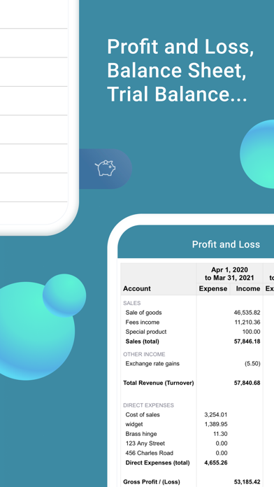 EasyBooks Accounting Screenshot