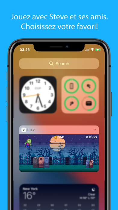 Screenshot #3 pour Steve - Widget Jeu