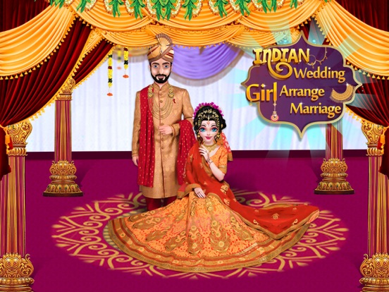 Royal Indian Girl Wedding iPad screenshot