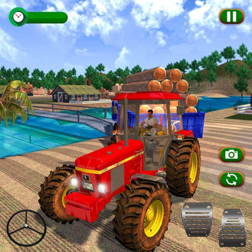 Virtual Tractor Transport 3D icon