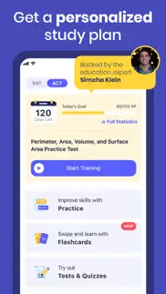 perfectprep - act & sat prep iphone screenshot 1
