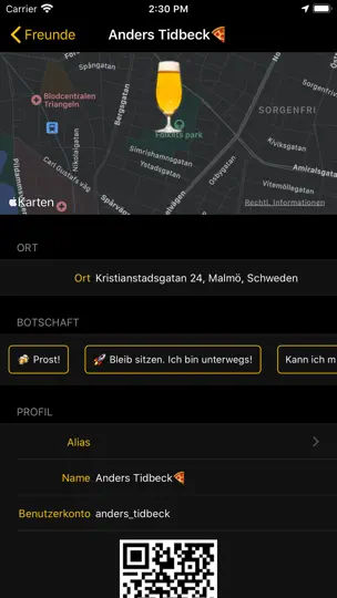 Screenshot von Beer With Me auf dem iPhone 1