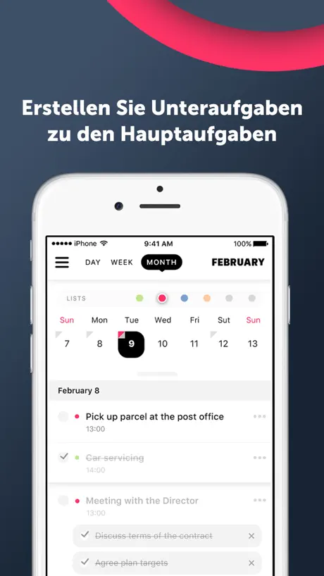 Terminplaner iPlan - To Do
