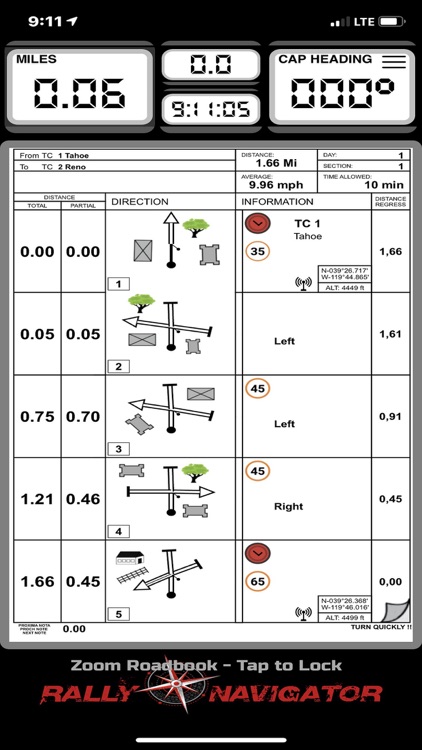 Rally Roadbook Reader