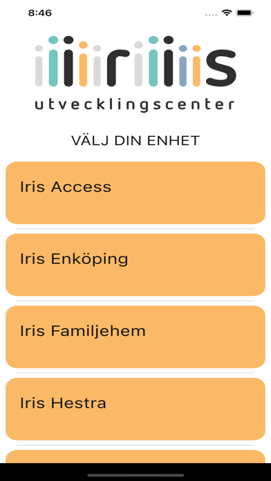 Iris Access Screenshot