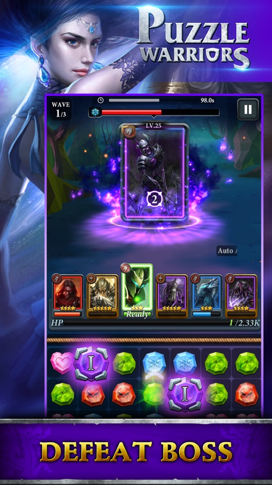 #2. Puzzle Warriors RPG (iOS) Ved: Agame Interactive Ltd